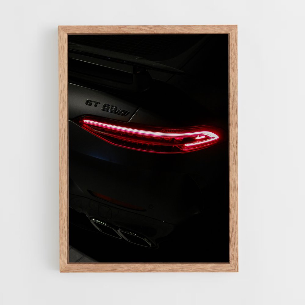Poster magnifique Amg gt – affiche Mercedes (vue 4)